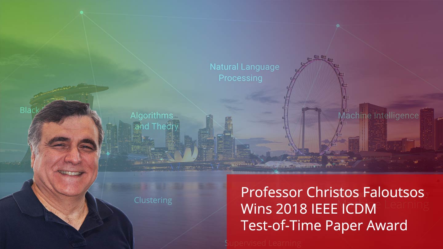  Professor Christos Faloutsos Portrayed | Machine learning at Carnegie Mellon University