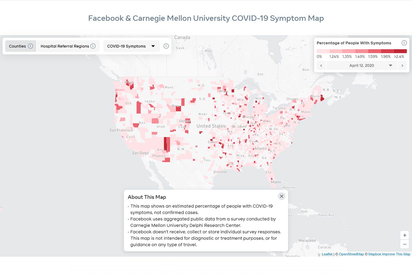  Monochrome county map of the United States | Machine Learning Department