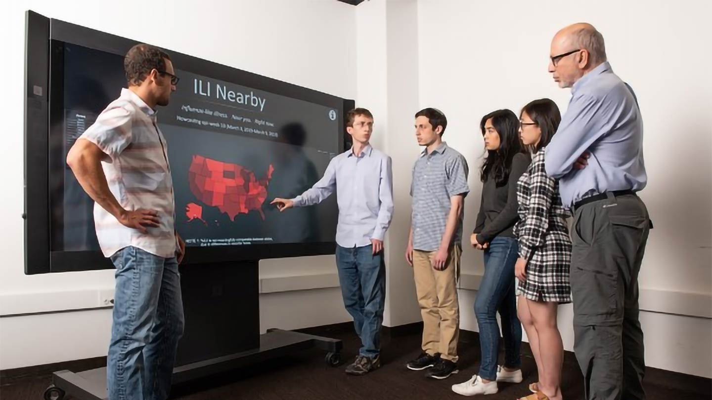  CDC Delphi Research Group members portrayed, using statistical machine learning to forecast influenza like illness - coronavirus, covid-19