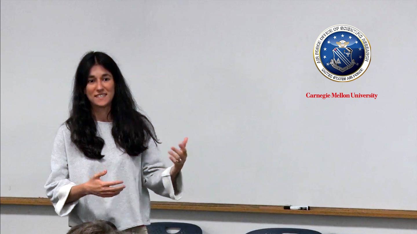  Katerina Fragkiadaki received funding this year through the Air Force's Young Investigator Research Program (YIP).